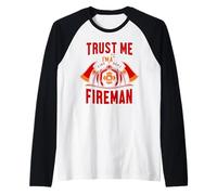 I'm A Fireman Firefighter Proud Firefighters for Men Manche Raglan