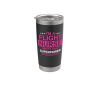 I'm A Flight Nurse What's Your Superpower Nursing Nurses Gobelet isotherme en acier inoxydable double paroi