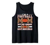 I'm A Football Mom Funny Cool Mom Leopard Print Mothers Day Débardeur