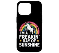 Im A Freakin Ray Of Sunshine Awesome Unicorn Tees and More Coque pour iPhone 16 Pro