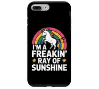 Im A Freakin Ray Of Sunshine Awesome Unicorn Tees and More Coque pour iPhone 7 Plus/8 Plus