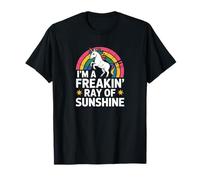 Im A Freakin Ray Of Sunshine Awesome Unicorn Tees and More T-Shirt