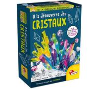 Lisciani – Kit scientifique I'M A GENIUS, cristaux de sucre colorés – Dès 8 ans
