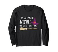 I'm A Good Witch Most of The Time, Sorcières d'halloween Amusantes Manche Longue