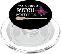 I'm A Good Witch Most of The Time, Sorcières d'halloween Amusantes PopSockets PopGrip pour MagSafe