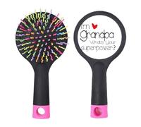 I'm a Grandpa What's Your Superpower = Brosse à cheveux démêlante Base coussin