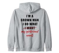 I'm a Grown Man I Do What... My Mom Wants Humor Sweat à Capuche