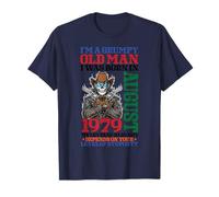 I'm A Grumpy Old Man I Was Born in August 1979 47 Years Old Man T-Shirt