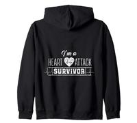 I'm a Heart Crack Survivor Infarct Survived Hearts Surgery Sweat à Capuche