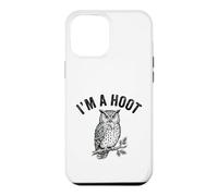 I'm a Hoot Funny Owl with Mouse Huoting Bird Pun Coque pour iPhone 12 Pro Max