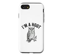 I'm a Hoot Funny Owl with Mouse Huoting Bird Pun Coque pour iPhone SE (2020) / 7/8