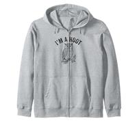 I'm a Hoot Funny Owl with Mouse Huoting Bird Pun Sweat à Capuche