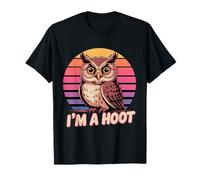 I'm A Hoot Owl Jeu de Mots Sarcastique pour Amoureux des hiboux T-Shirt