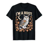 I'm A Hoot Owl Jeu de Mots Sarcastique pour Amoureux des hiboux T-Shirt
