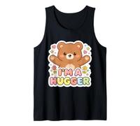 I'm A Hugger Ours en Peluche Mignon pour Fille Femme câlin Débardeur
