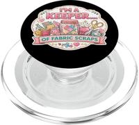 I'm A Keeper of Fabric Scraps Funny Quilting Sewing Quilter Quilter PopSockets PopGrip pour MagSafe