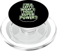 I'm A Lefty What's Your Superpower Gaucher PopSockets PopGrip pour MagSafe