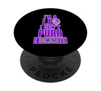 I'm A Leo I Don't Purr I Dominate PopSockets PopGrip Adhésif