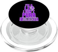 I'm A Leo I Don't Purr I Dominate PopSockets PopGrip pour MagSafe