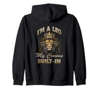 I'm A Leo My Crowns Built-in Sweat à Capuche
