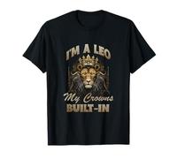 I'm A Leo My Crowns Built-in T-Shirt