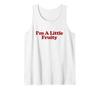 I'm A Little Fruity Y2k Trendy LGBTQ Funny Gay Lesbian Pride Débardeur