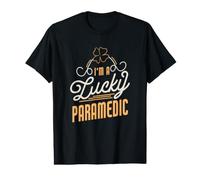 I'm A Lucky Paramedic St. Patrick Day Paramedic T-Shirt Graphique avec Valeur