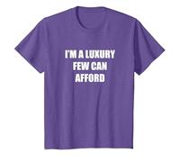I'm A Luxury Few Can Rend T-Shirt, Enfant, Violet Chiné, 6 Ans