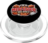 I'm A Meat Eater Deal with It, Blague Amusante d'un Fan de Carnivore Diet PopSockets PopGrip pour MagSafe