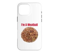 I'm A Meatball Lazy Simple Costume Amusant d'halloween Coque pour iPhone 16 Pro Max