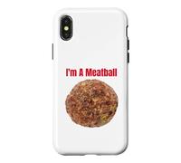 I'm A Meatball Lazy Simple Costume Amusant d'halloween Coque pour iPhone X/XS