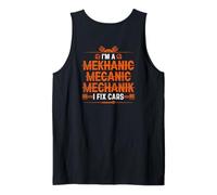 I'm a Mekhanic Mecanic Mechanik I Fix Cars (à l'arrière) Débardeur