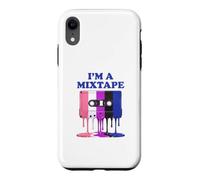 I'm a Mixtape Drapeau rétro Motif Cassette Musicale Coque pour iPhone XR