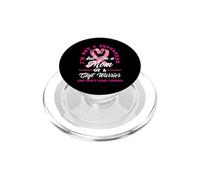 I'm A Mom of A Cleft Warrior Cleft Sensibilisation aux lèvres et aux Palais PopSockets PopGrip pour MagSafe