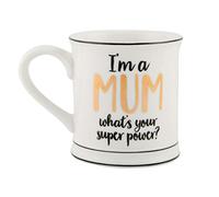 Sass & Belle Mug en porcelaine I'm a Mum, What's Your Superpower? Cadeaux pour mamans