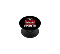 I'm A Nurse Nothing Scare Me Funny Hallowen Costume PopSockets PopGrip Adhésif