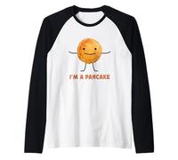 I'm a Pancake Funny Pancake Meme Hilarious Breakfast Manche Raglan