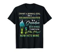 I'm a petidaughter to a Grandpa with Wings T-Shirt