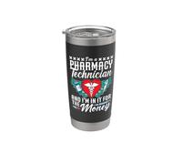I'm A Pharmacy Technician Medicine Love Tech Pharmaciens Gobelet isotherme en acier inoxydable double paroi