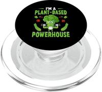 I'm A Plant Based Powerhouse PopSockets PopGrip pour MagSafe
