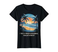 I'm A Professional Vacationist Voyageur Touriste |- T-Shirt Graphique avec Valeur