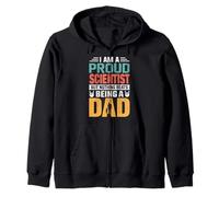 I'm A Proud Scientist Being A Dad Funny Fathers Sweat à Capuche