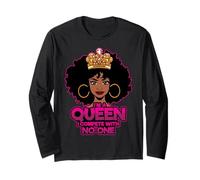 I'm a Queen I compétiete with no One Black Melanin Queen Sista Manche Longue
