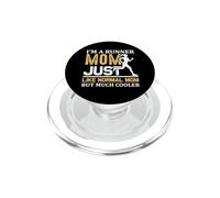 I'm A Runner Mom Just Like Normal Mom But Much Cooler Runner PopSockets PopGrip pour MagSafe