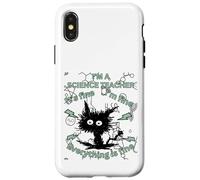 I'm a Science Teacher Everything is Fine Humour Design Coque pour iPhone X/XS
