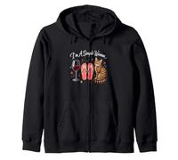 I'm A Simple Woman Wine Flop Cat Funny Summer Lover Sweat à Capuche