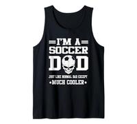 I'm A Soccer Dad Skull Softball Player Funny Fathers Day Débardeur