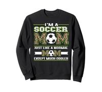 I'm A Soccer Mom Funny Cool Mom Leopard for Mothers Day Sweatshirt