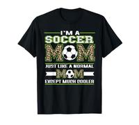 I'm A Soccer Mom Funny Cool Mom Leopard for Mothers Day T-Shirt