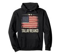 I'm A Talafreako 2026 Drapeau américain du Sénat américain Texas Vieilli Sweat à Capuche